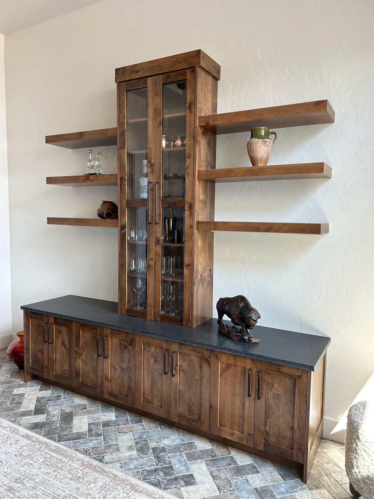 Contemporary frameless cabinets