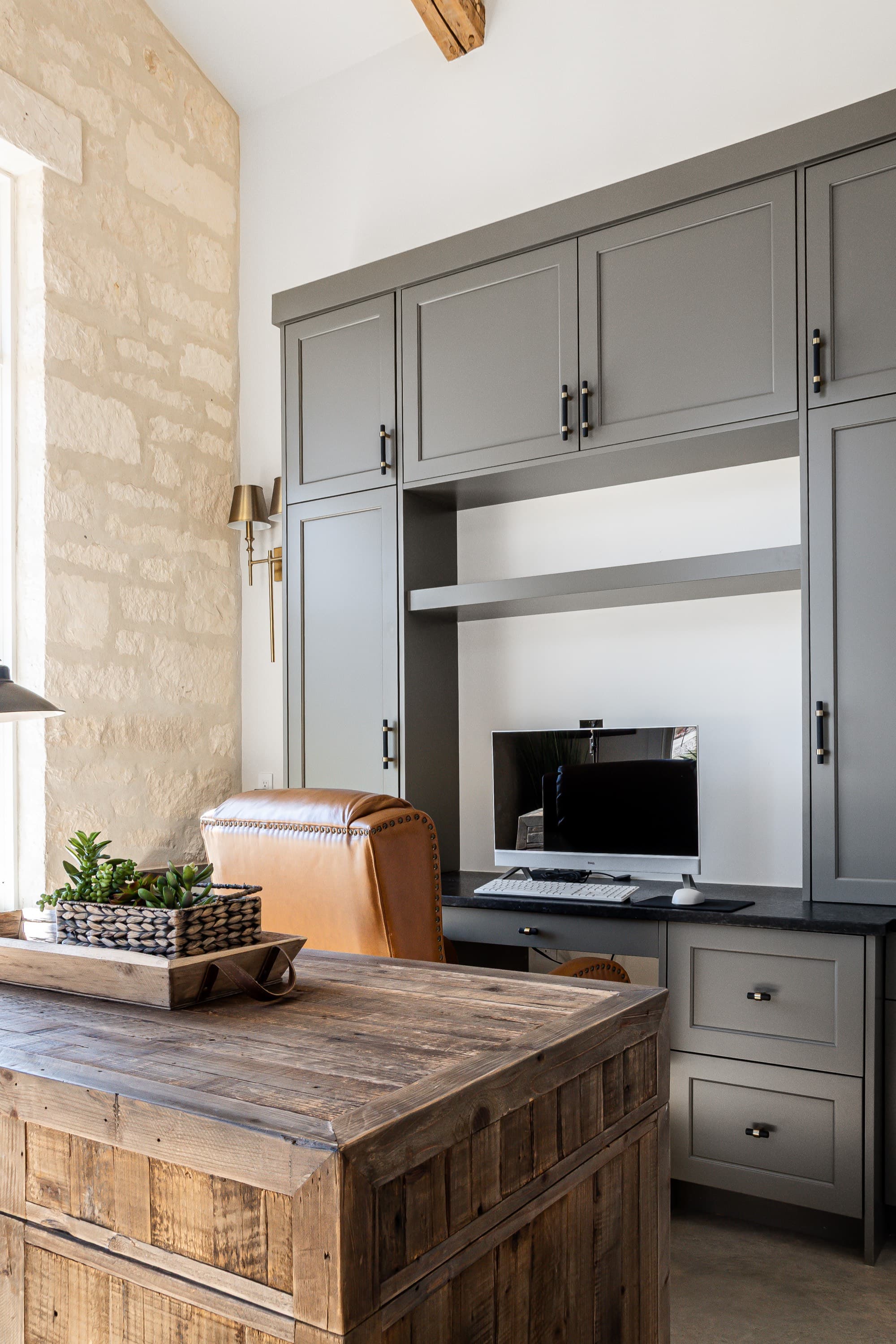 Inset cabinets — Jackson House Round Mountain