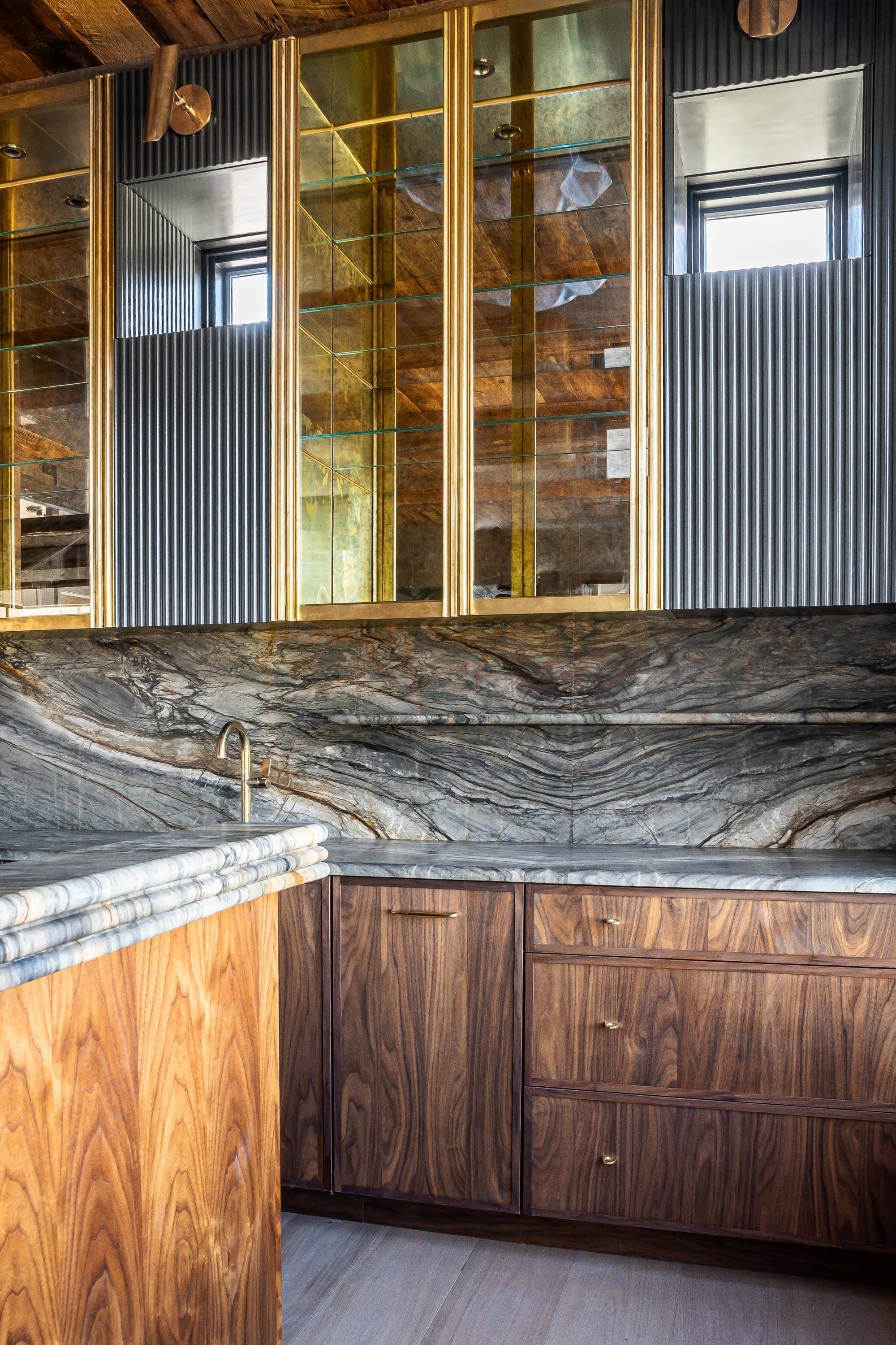 Frameless European cabinets — Vogt House Junction