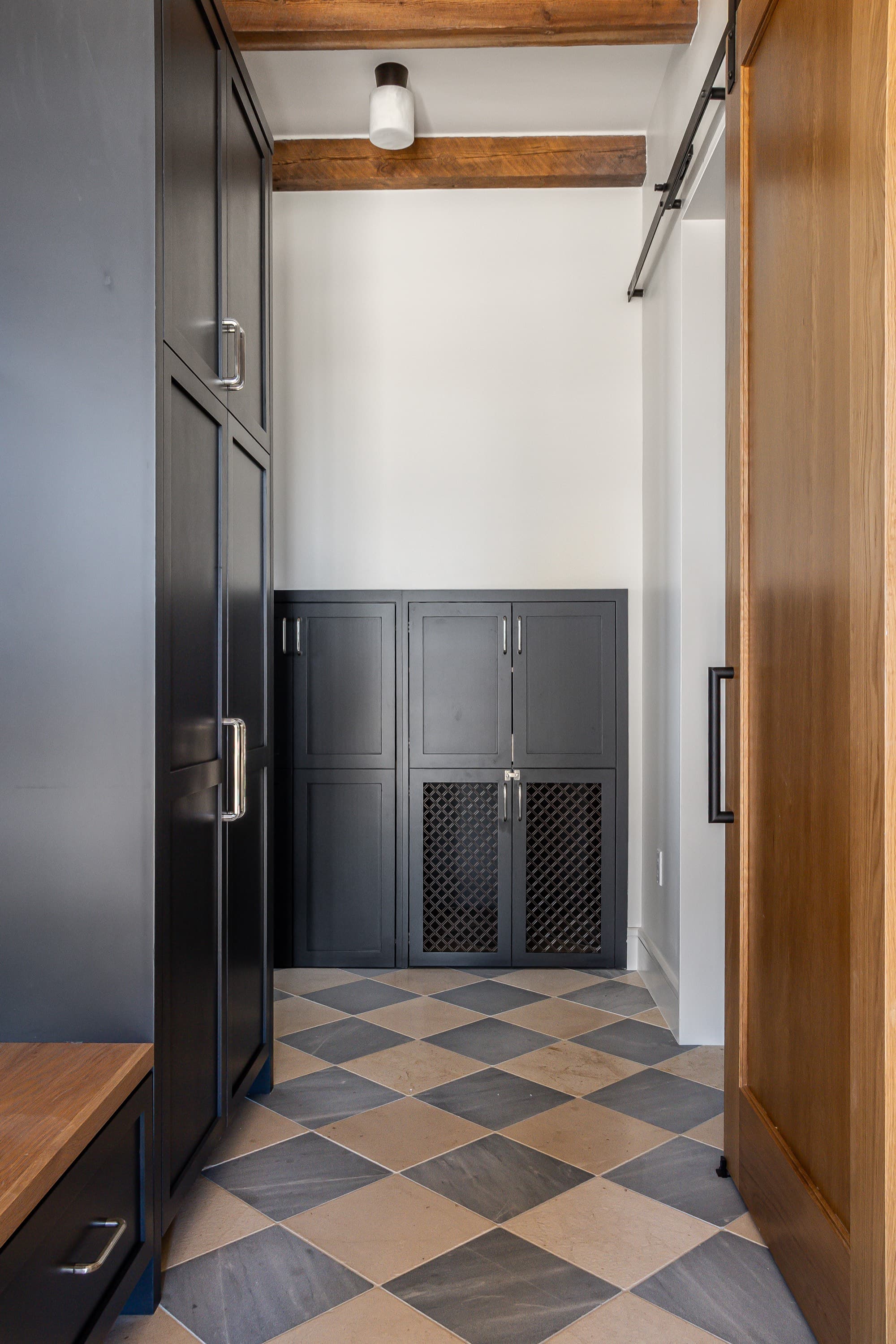Frameless European cabinets — Vogt House Junction